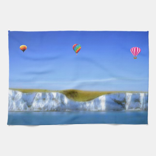 Hot air Balloons Kitchen Towel (Horizontal)