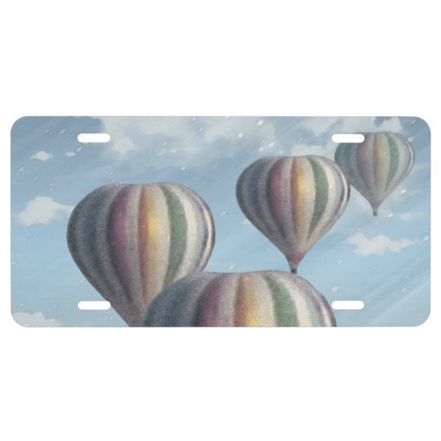 Hot Air Balloons License Plate (Front)