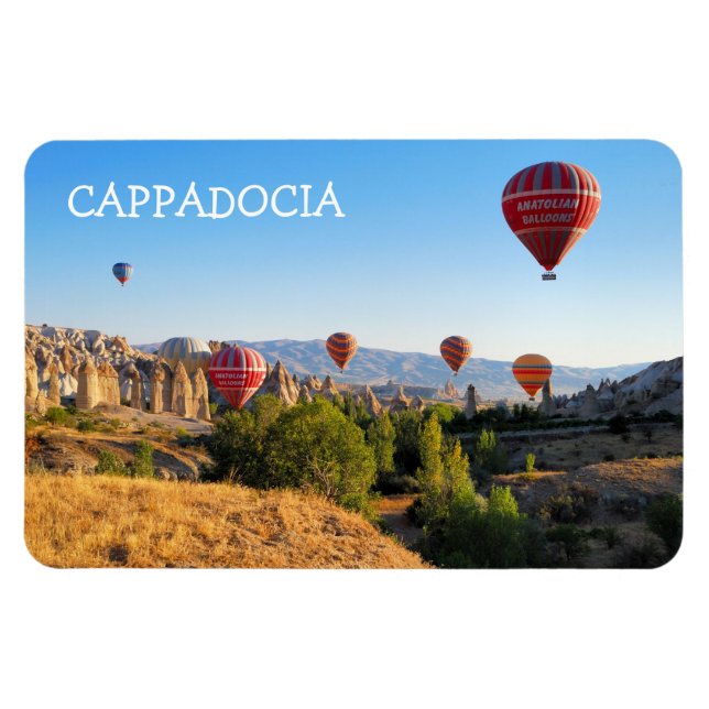 Hot air balloons over Cappadocia Magnet (Horizontal)