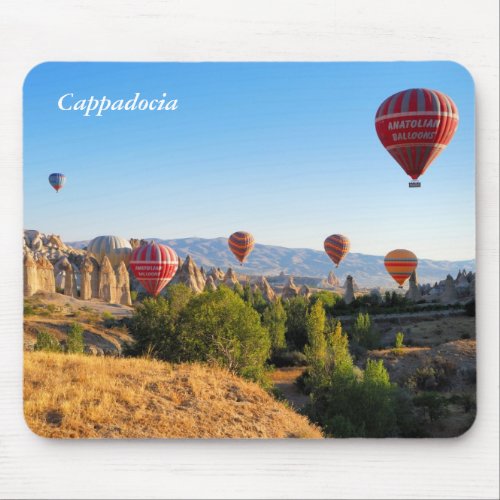 Hot air balloons over Cappadocia Mouse Pad
