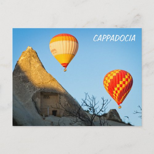 Hot air balloons over Cappadocia Postcard