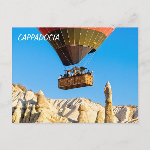 Hot air balloons over Cappadocia Postcard