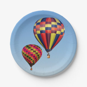 Hot Air Balloons Paper Plates