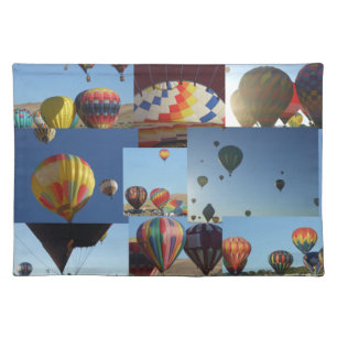 Hot Air Balloons Photo Collage II Placemat