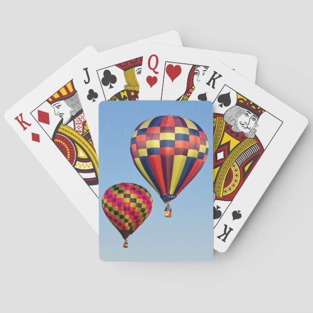 Hot Air Balloons Poker Cards (Back)