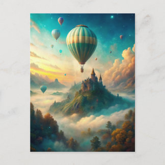 Hot Air Balloons Postcard