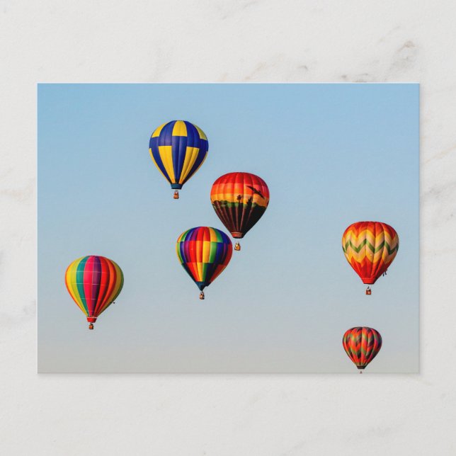 Hot Air Balloons Postcard (Front)