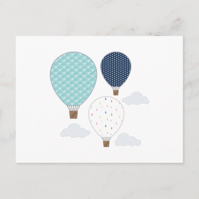 Hot Air Balloons Postcard (Front)