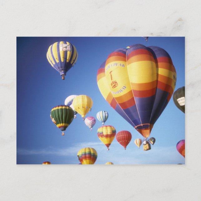 Hot air balloons postcard (Front)