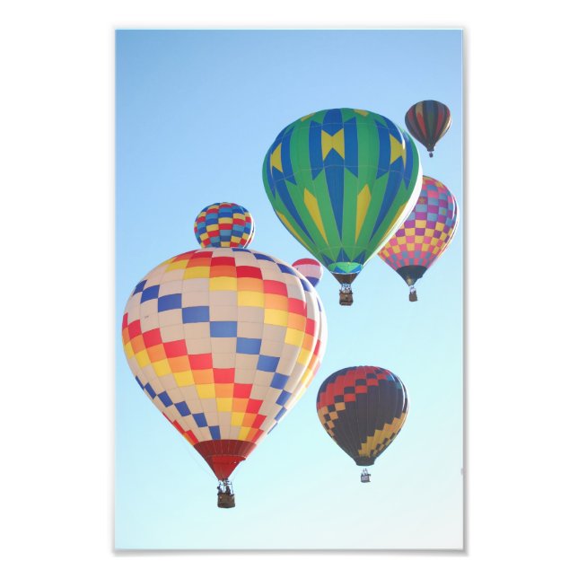 Hot Air Balloons Print (Front)