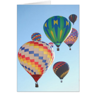 Hot Air Balloons Rising Cards