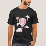 Hot Air Balloons The Sky Is The Limit Creative Gif T-Shirt