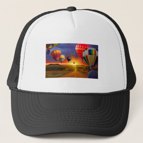 Hot Air Balloons Trucker Hat