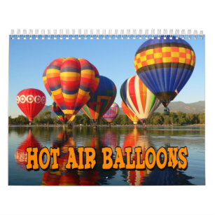 Hot Air Balloons Wall Calendar