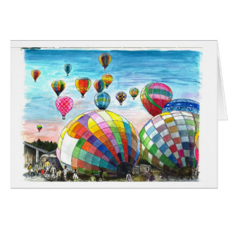 Hot Air Balloons with Dreams Cards
