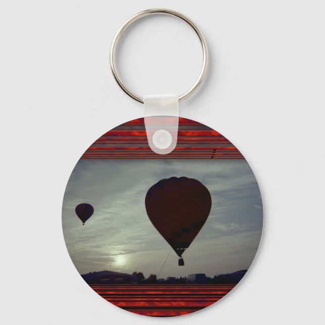 Hot Air Launch Keychain (Front)