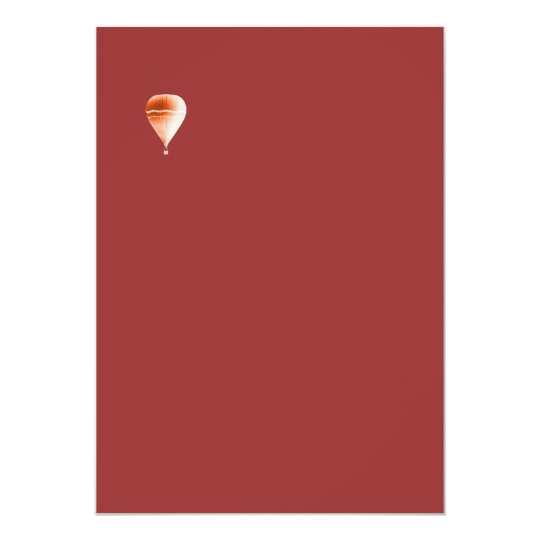 Hot Air stationary Card