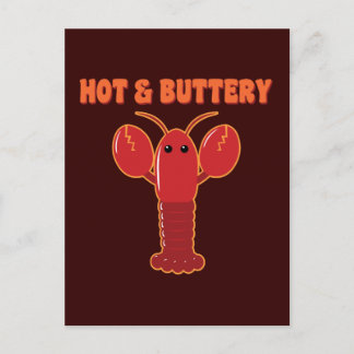 Hot and Buttery Lobster Postcard