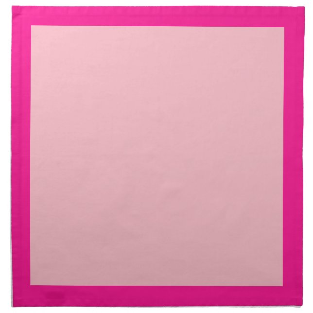 Hot and Carnation Pink Napkins (Front)