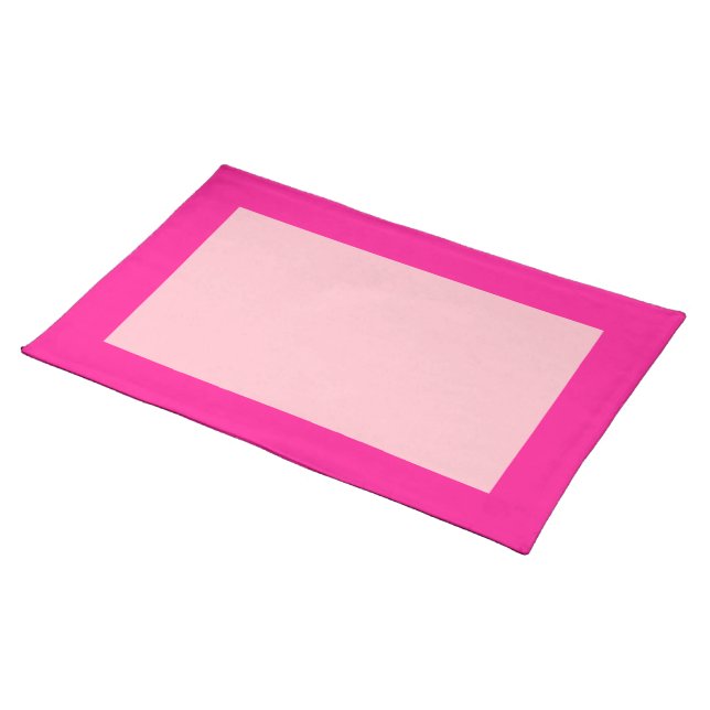 Hot and Carnation Pink Placemat (On Table)