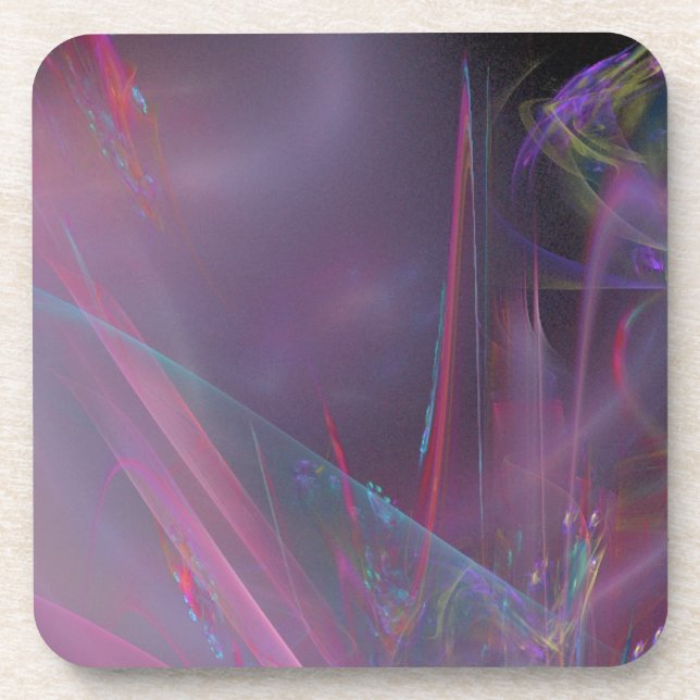 Hot and Cold Pink Coaster (Front)