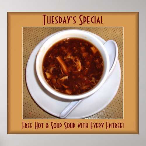 Hot and Sour Soup Special Poster