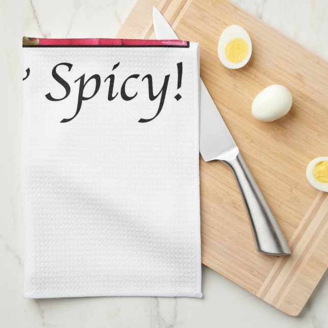 Hot and Spicy Red Peppers Towel (Quarter Fold)