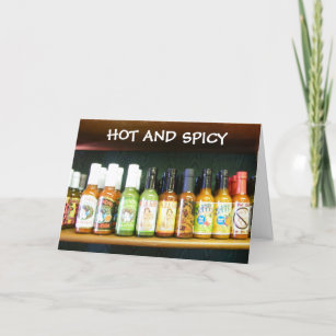 "HOT AND SPICY" YOU SPICE UP MY LIFE! VALENTINE HOLIDAY CARD