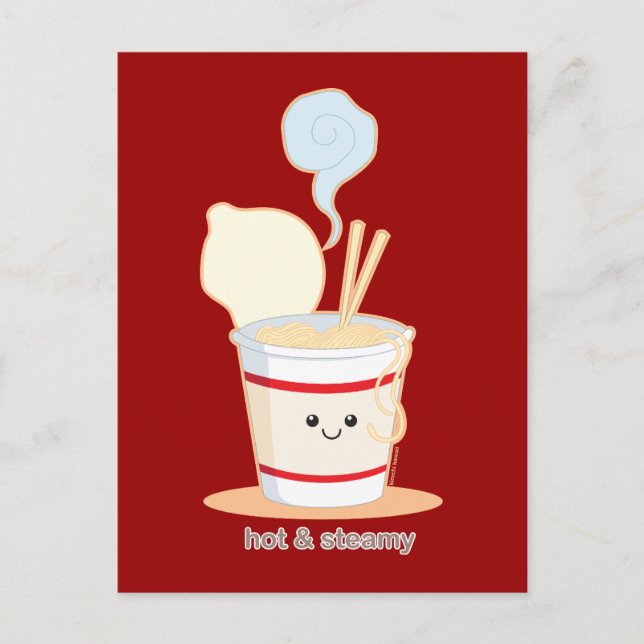 Hot and Steamy Postcard (Front)