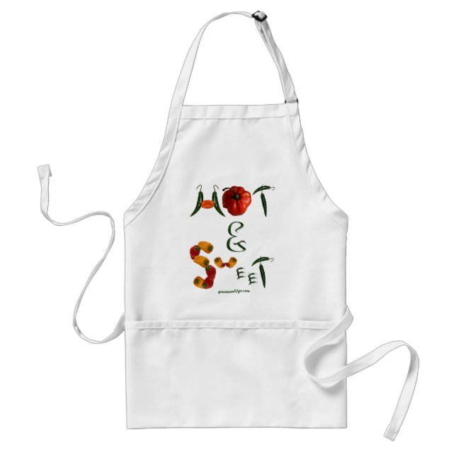 Hot and Sweet Adult Apron (Front)