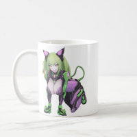 Hot Anime Catgirl Coffee Mug