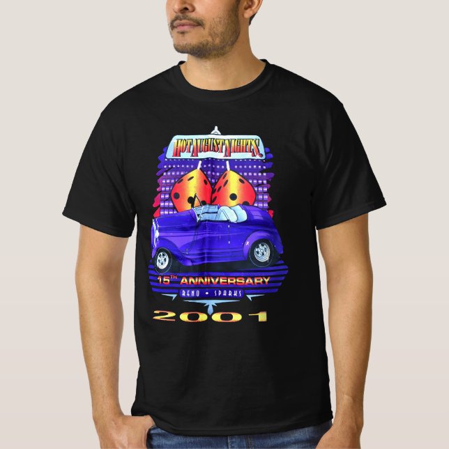 hot august nights cars T-Shirt (Front)