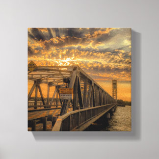 Hot August Sunset Canvas Print