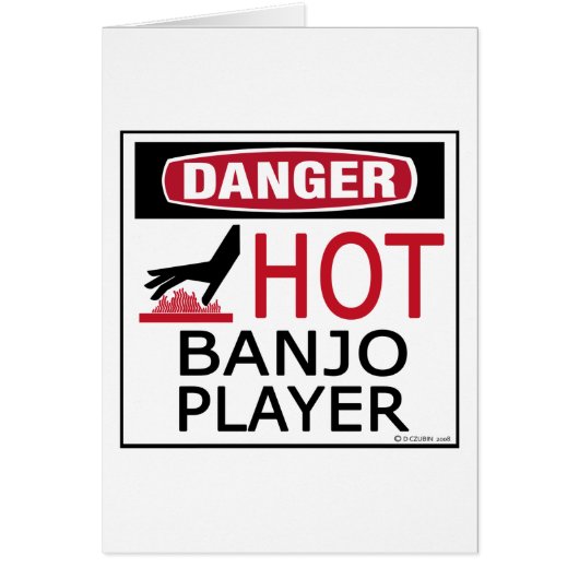 Hot Banjo Player Cards (Front)