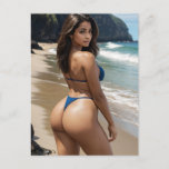 HOT BIKINI GIRL BIG BUTT POSTCARDS