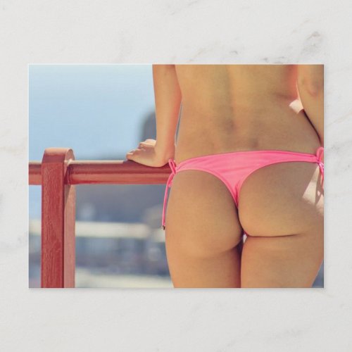 HOT  Bikini Girl  photo postcard