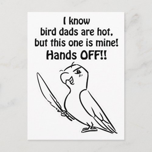 Hot Bird Dad Postcard