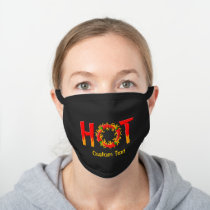 HOT BLACK COTTON FACE MASK