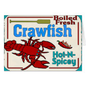 Hot Boiled Crawfish Sign (Front Horizontal)