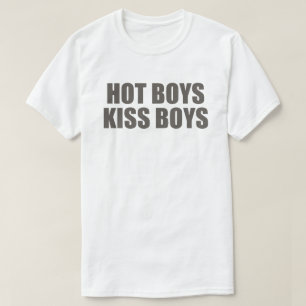 Hot Boys Kiss Boys LGBTQ+ Pride Apparel Doja T-Shirt