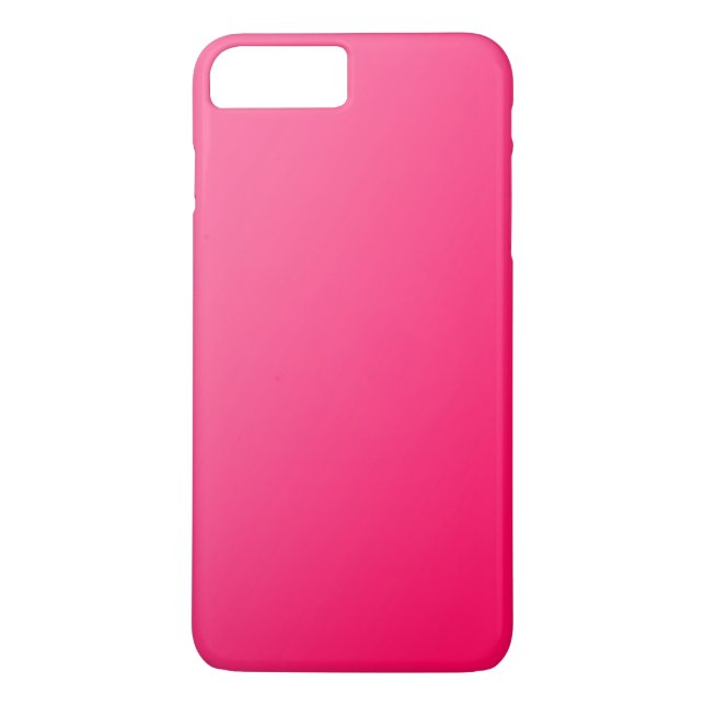 Hot Bright Neon Pink iPhone 7 Plus Case (Back)