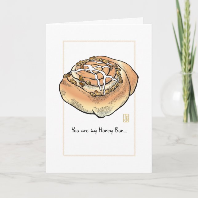 Hot Bun Anniversary Card (Front)