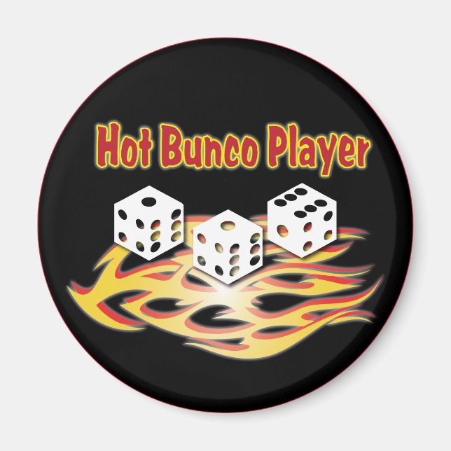 hot bunco player magnet (Front)