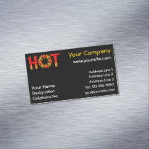 HOT BUSINESS CARD MAGNET