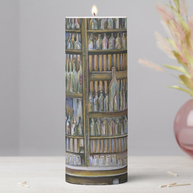 Hot, but Not Moving Pillar Candle (In Situ)