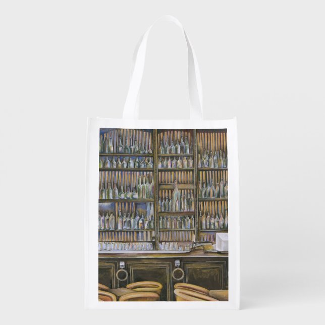 Hot, But not Moving Reusable Grocery Bag (Back)