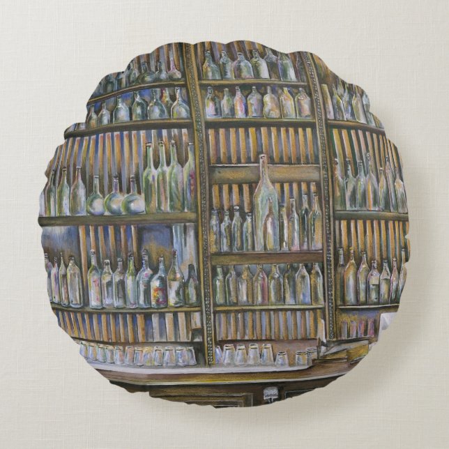 Hot, But not Moving Round Pillow (Front)