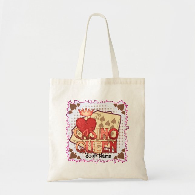 Hot Casino Queen Tote Bag (Front)