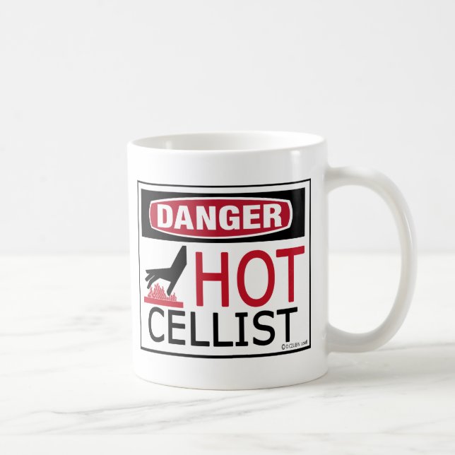 Hot Cellist Coffee Mug (Right)