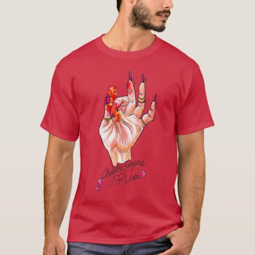 Hot Cheeto Fingers Por Vida T_Shirt